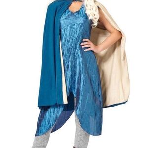 Spirit Halloween officially licensed Daenerys Targaryen dress cape costume, SM